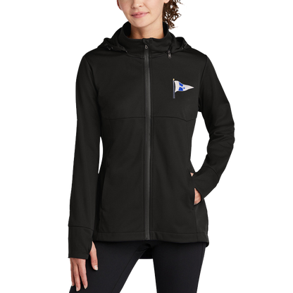 WYC Women's Embroidered Sport-Tek Soft Shell Hooded Jacket