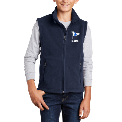 WYC Youth Embroidered Midweight Fleece Vest